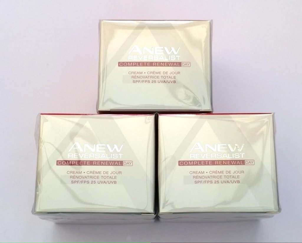 3 x 15ml Avon Anew Reversalist 40+ Day Renewal Cream SPF25