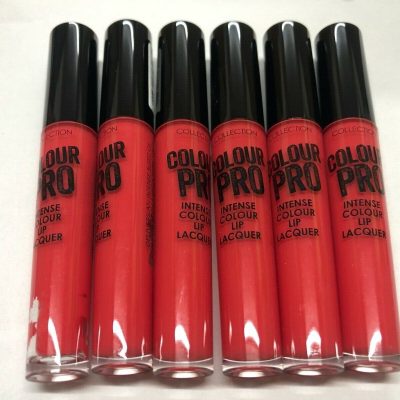 6 X 6ml Collection Colour Pro Intense Lip Lacquer / Lip Gloss Rebel 2 SHOW OFF