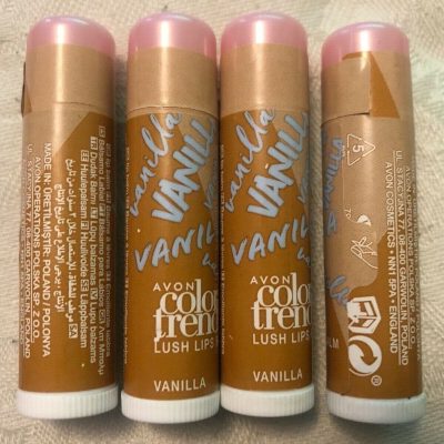 4 X Avon Color Trend Lush Lips Balm VANILLA