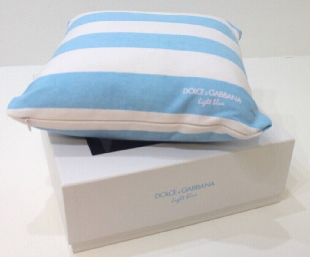 DOLCE & GABBANA LIGHT BLUE PILLOW