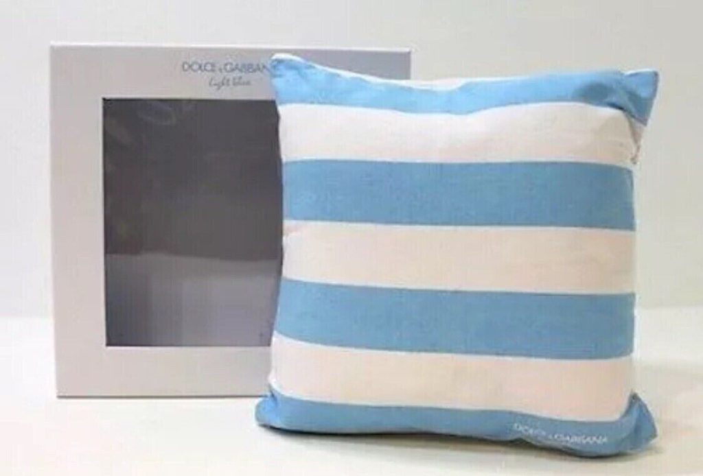 DOLCE & GABBANA LIGHT BLUE PILLOW