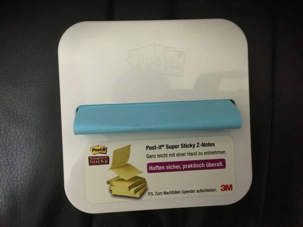 6 PEICES NEW 3M POST-IT® SUPER STICKY Z-NOTES BLUE POST IT NOTES DESK DISPENSERS