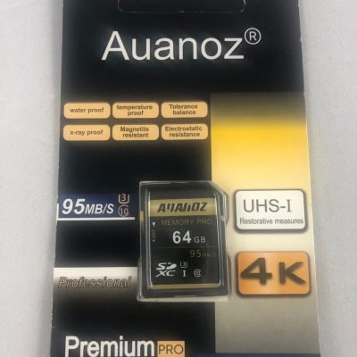 auanoz 64gb sd card 4K UHS-I premium pro