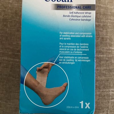 2x Coban Self Adhesive Cohesive Sports Bandage Wrap To Secure Dressing 10cm x 6m