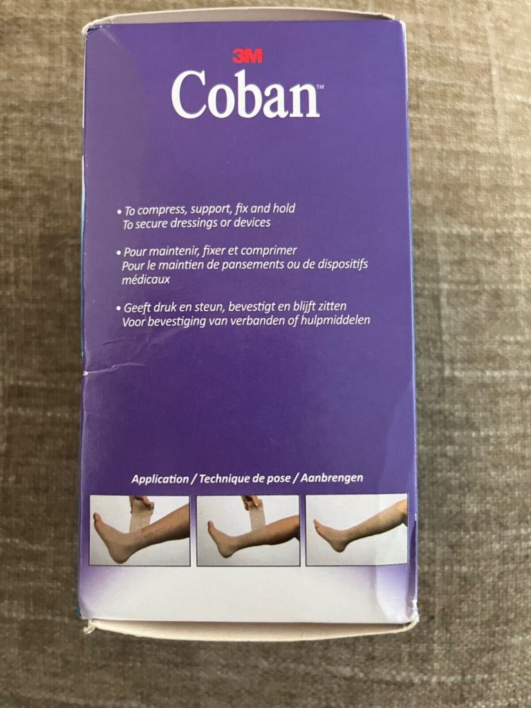 2x Coban Self Adhesive Cohesive Sports Bandage Wrap To Secure Dressing 10cm x 6m