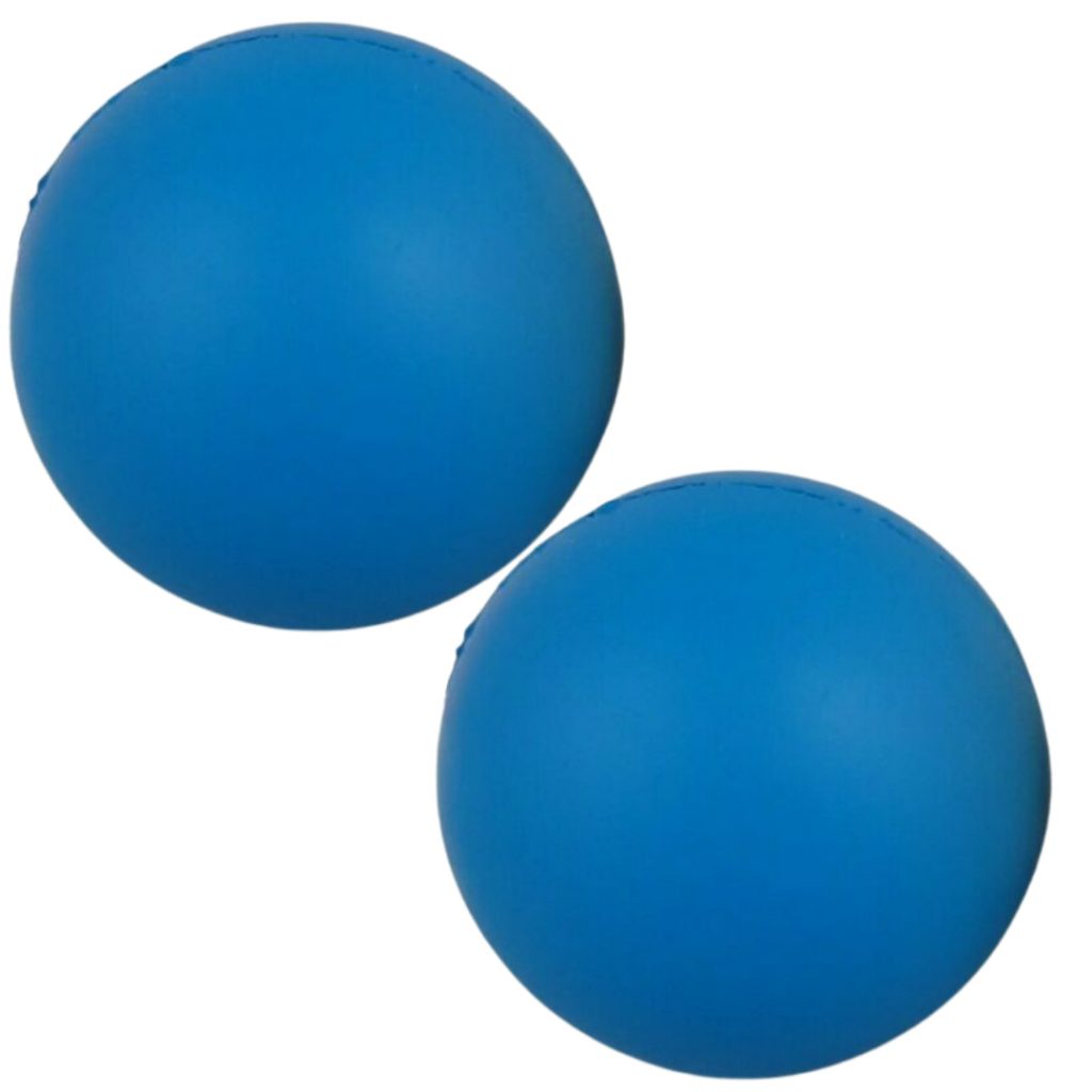 2 x BLUE ANTI STRESS RELIEVER BALL STRESSBALL RELIEF ARTHRITIS PHYSIO HAND AID