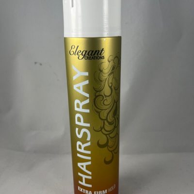 6 x 275ml elegant creations hairspray extra firm hold