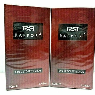 2 x Rapport Red Original 50ml EDT Spray Men Aftershave