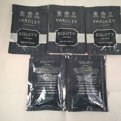 10 X YARDLEY EQUITY FOR MENEDT 1.2ML VIALS