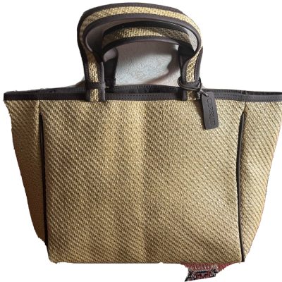 CERRUTI straw tote/beach bag