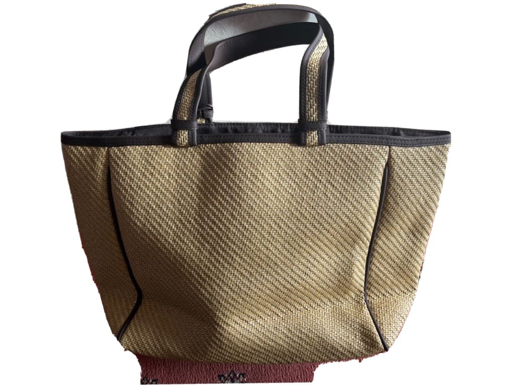 CERRUTI straw tote/beach bag