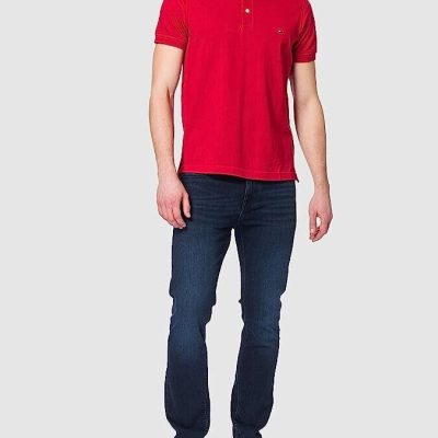 Tommy Hilfiger Men's Polo Shirt MARS RED XL