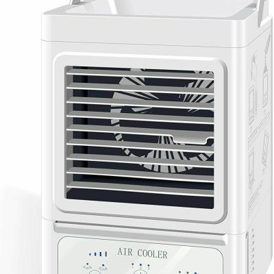 Portable Air Conditioner Fan, 5000mAh Rechargeable Battery Operated 120° cool