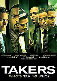 Takers Blu-ray (2011) Matt Dillon, Luessenhop (DIR) cert 12 Fast and FREE P & P